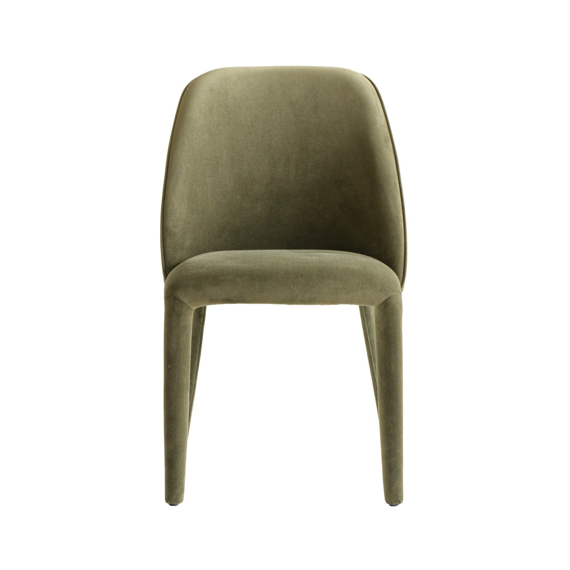Andrew Martin Carmen Dining Chair Olive front