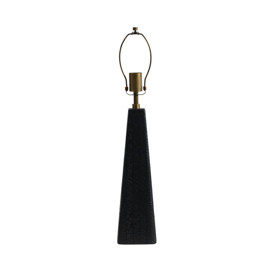 Andrew Martin Charred Table Lamp Base