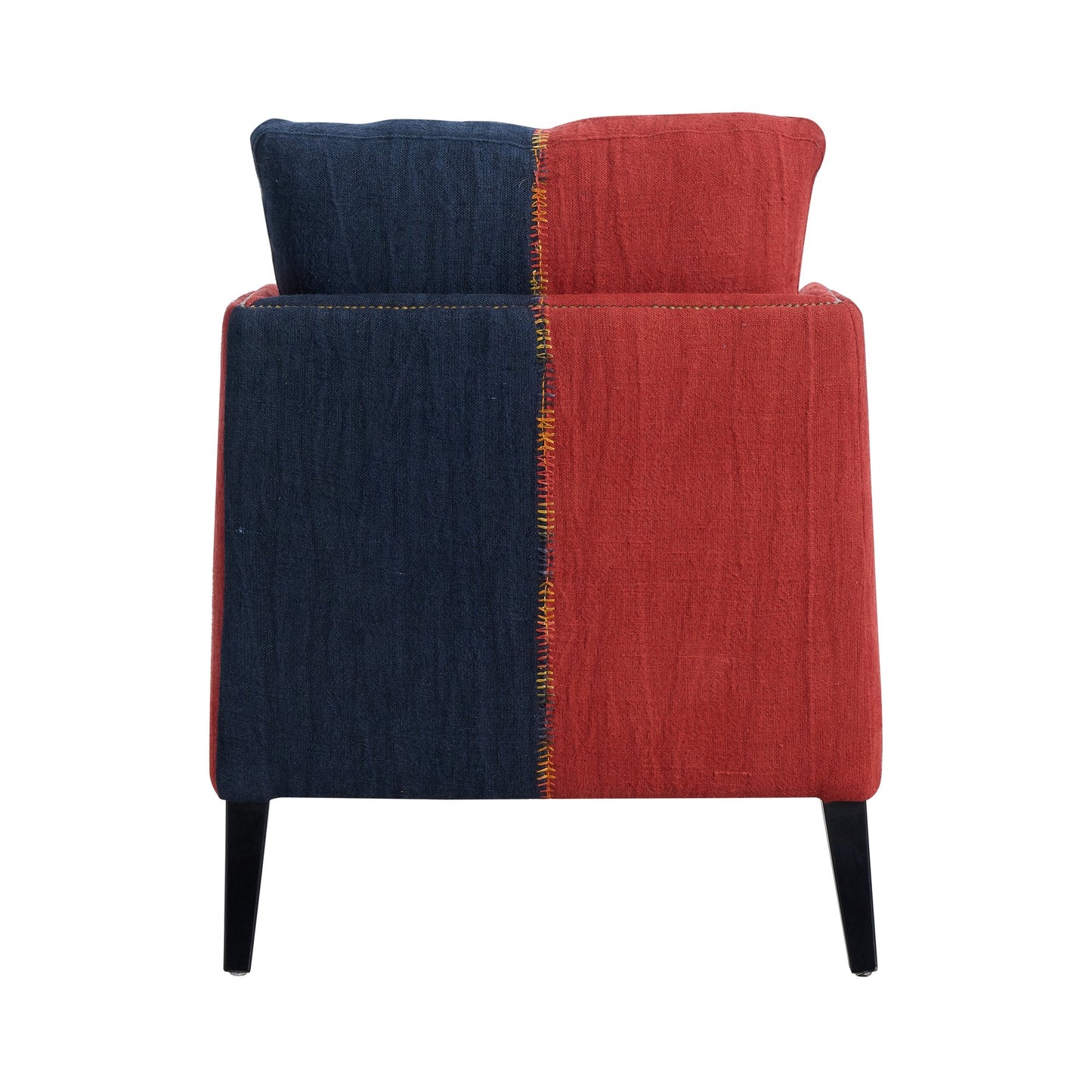 Andrew Martin Regal Chair Turkish Perde Red & Blue