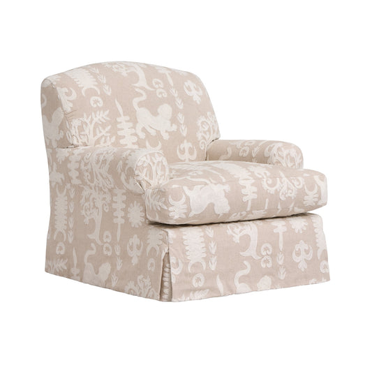 Andrew Martin Greenwich Chair Tiger Tree Ivory