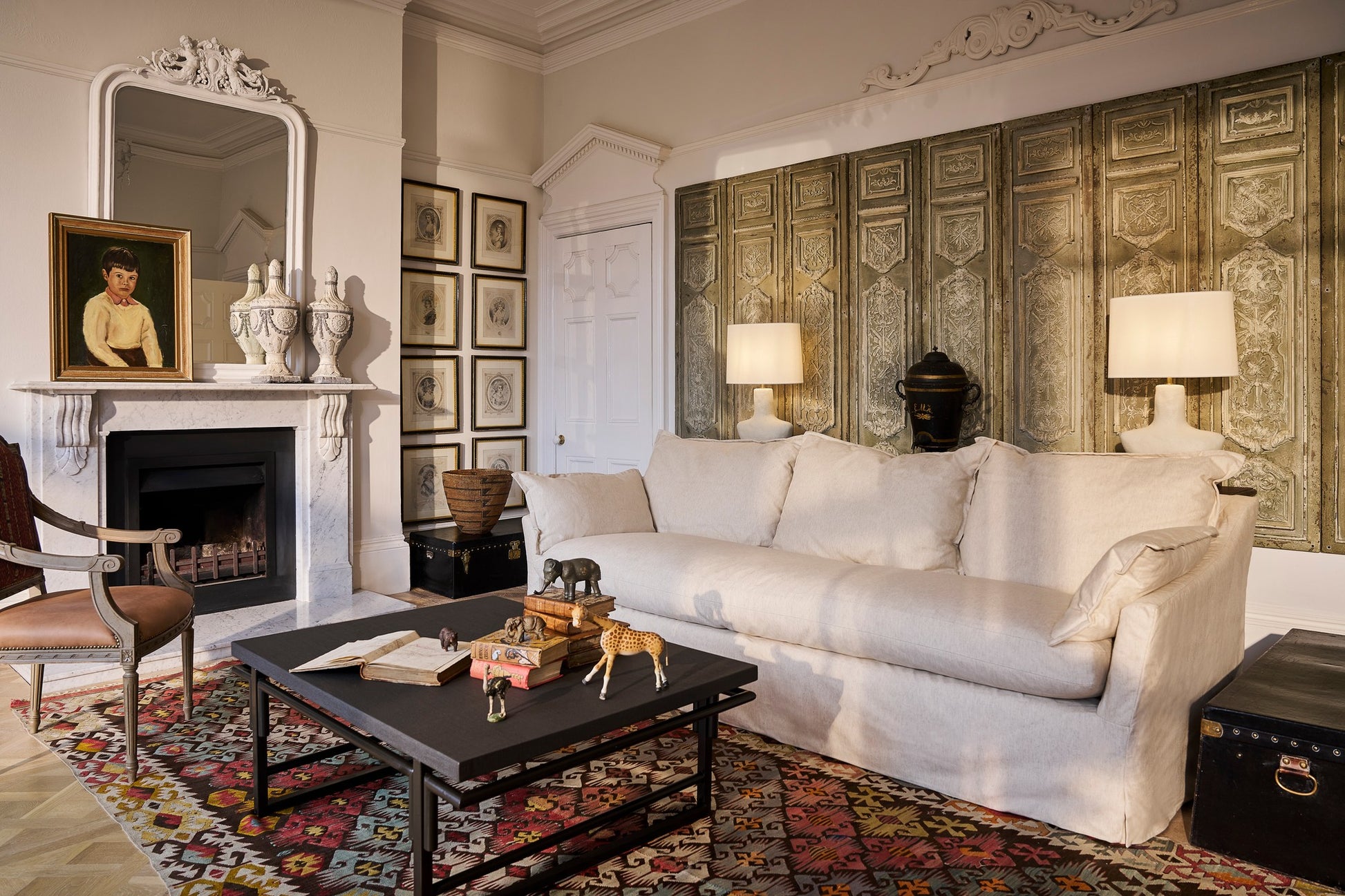 Andrew Martin Sefton Custom Sofa lifestyle