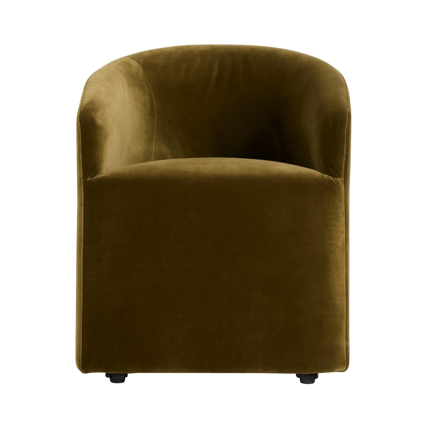 Andrew Martin Alto Dining Chair Velvet Olive