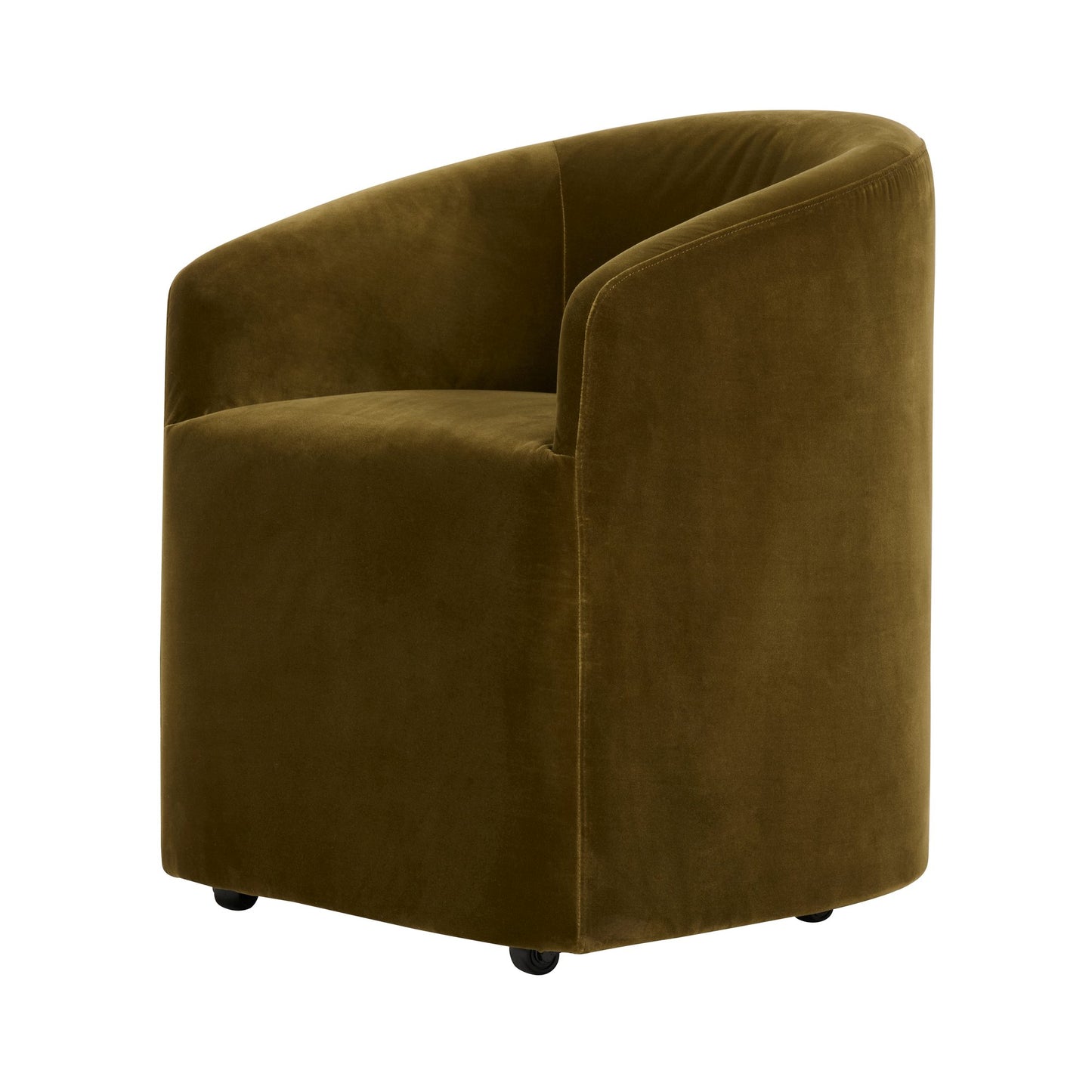 Andrew Martin Alto Dining Chair Velvet Olive
