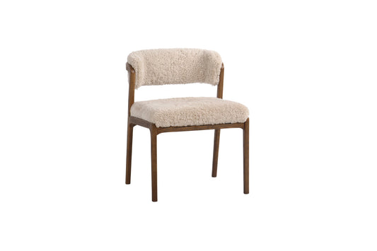 Andrew Martin Winterson Dining Chair Sheepskin