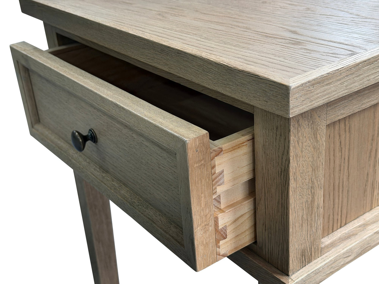 Andrew Martin | Tennyson Bedside Table Weathered Oak
