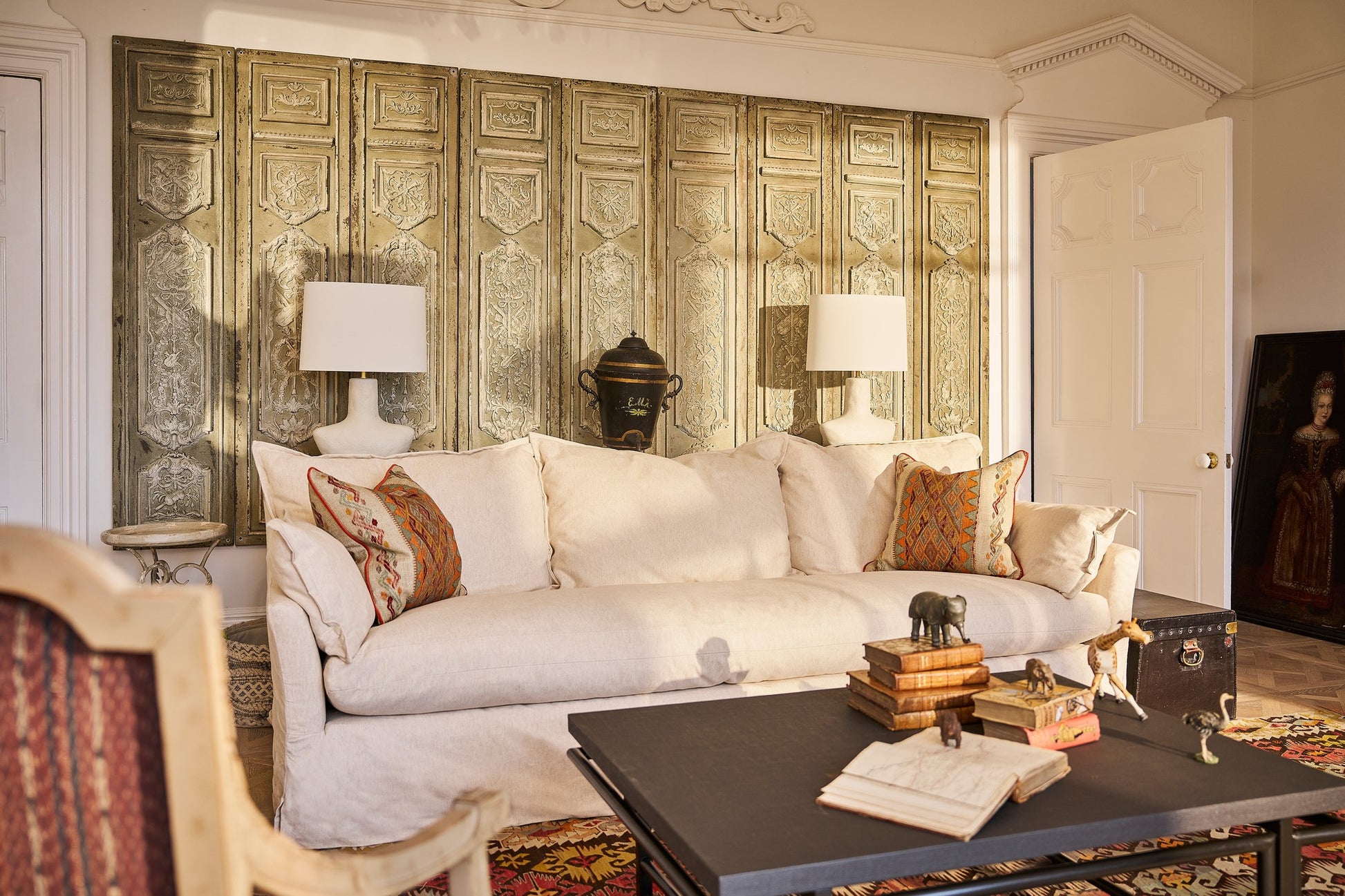 Andrew Martin Sefton Custom Sofa lifestyle