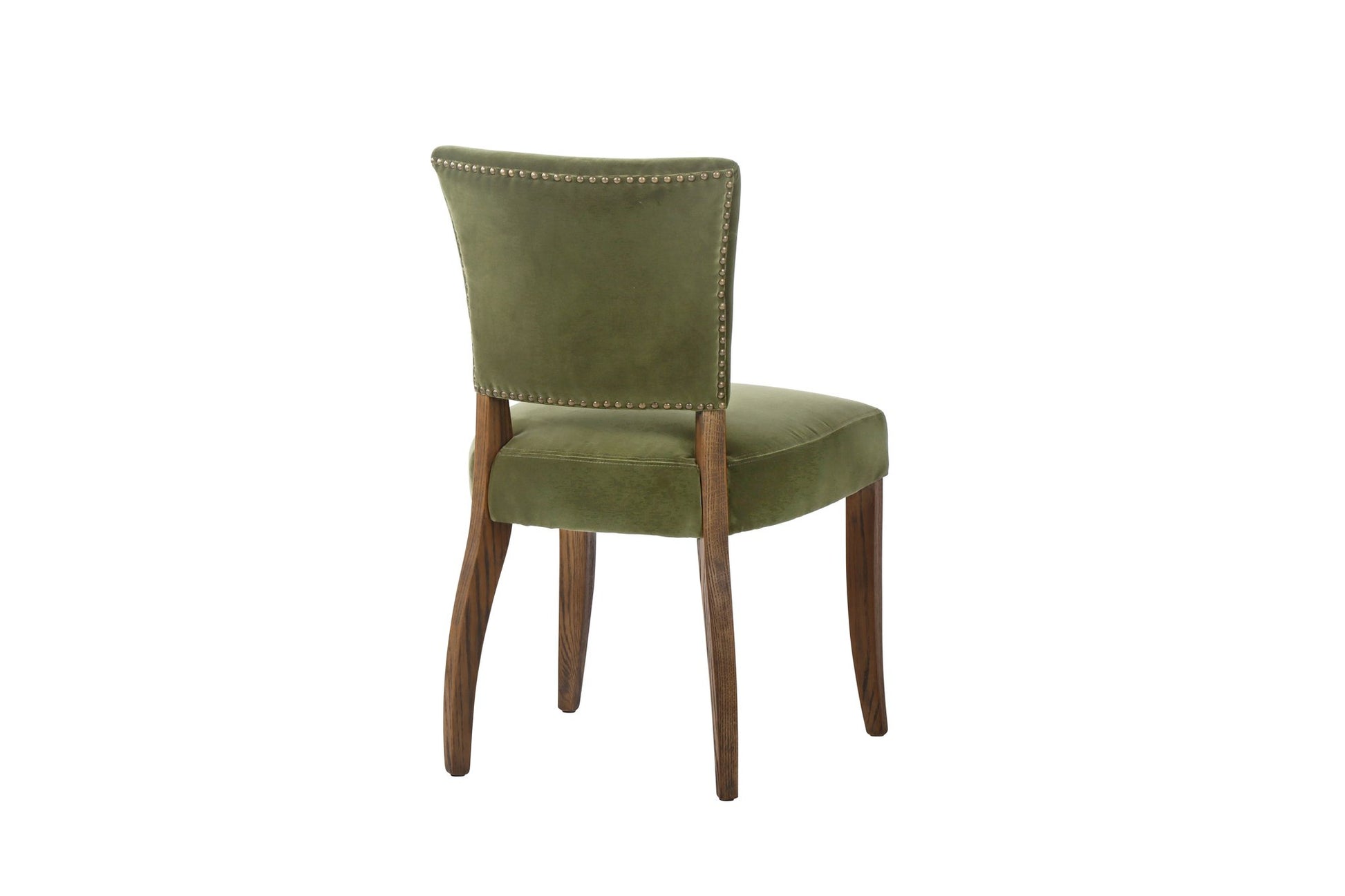 Andrew Martin Frank Dining Chair Velvet Forest Green