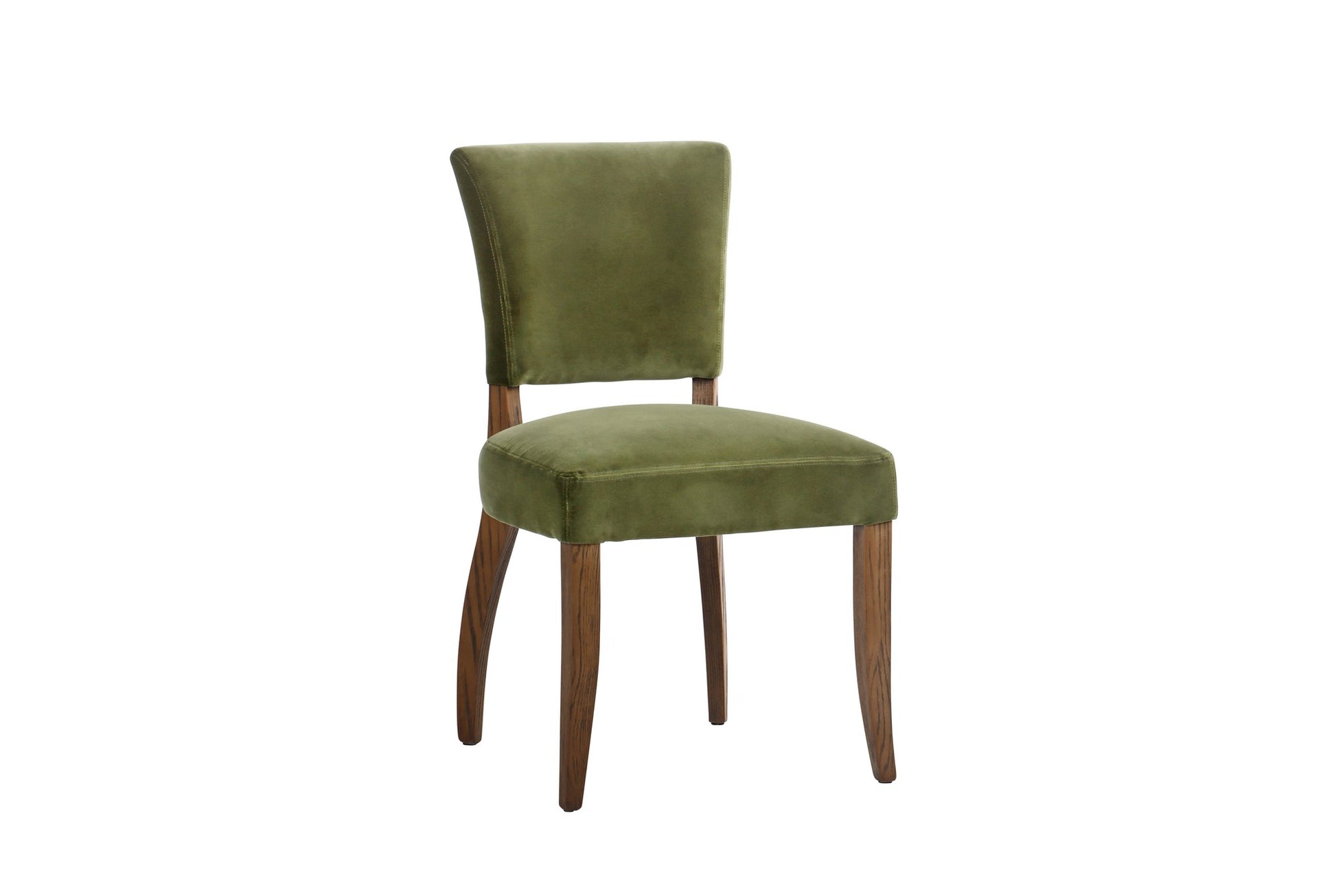 Andrew Martin Frank Dining Chair Velvet Forest Green