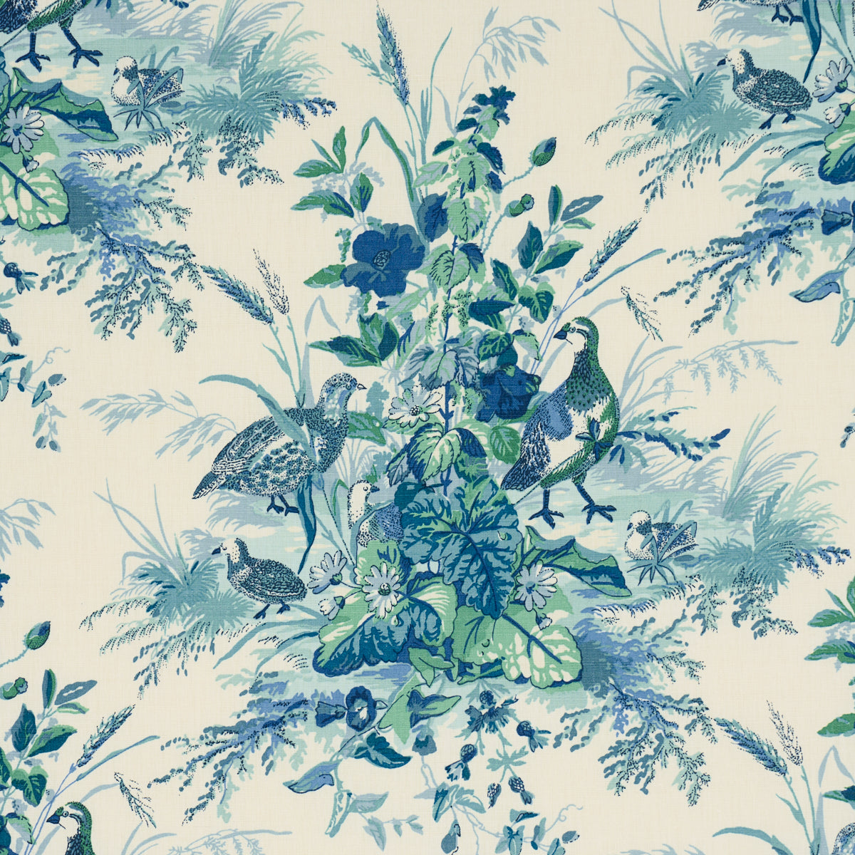 Schumacher | Quail Meadow fabric - 1106044