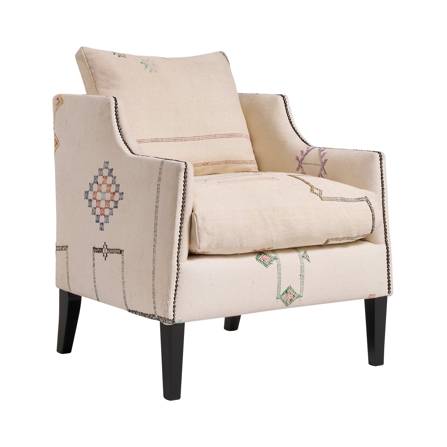 Andrew Martin Regal Chair Moroccan White