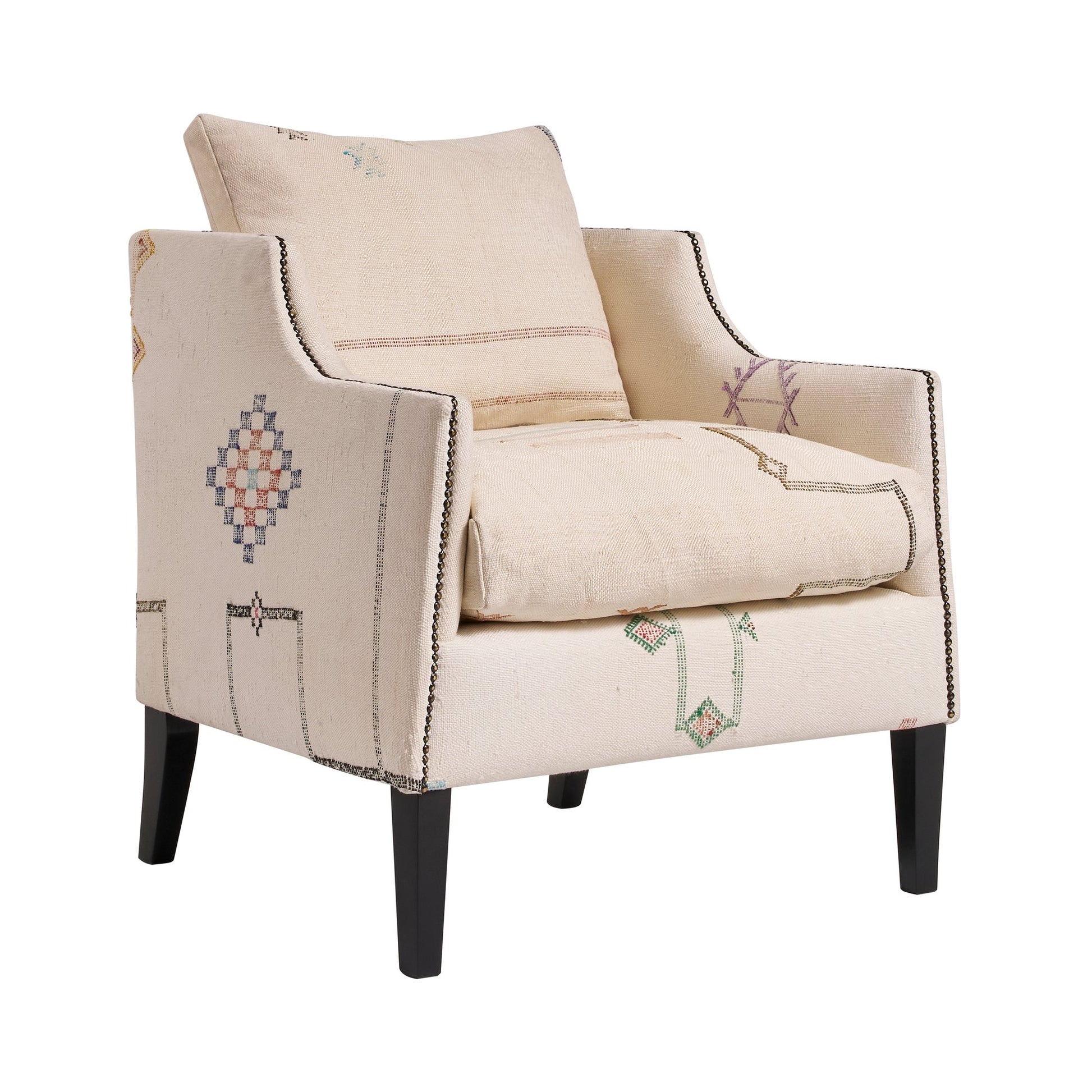 Andrew Martin Regal Chair Moroccan White