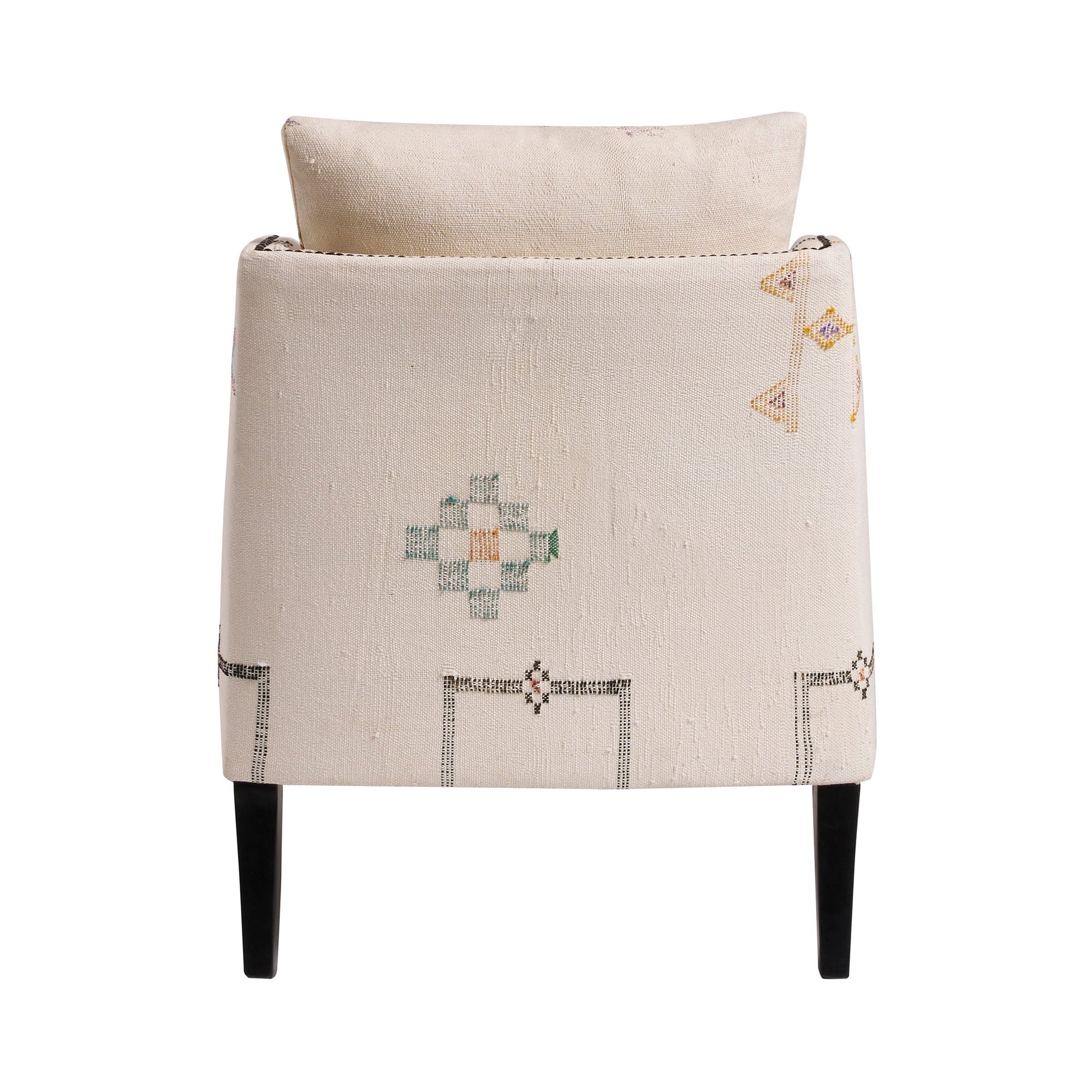 Andrew Martin Regal Chair Moroccan White view 4