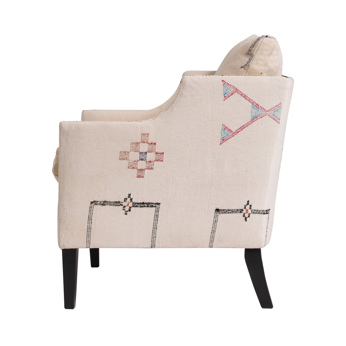 Andrew Martin Regal Chair Moroccan White view 5