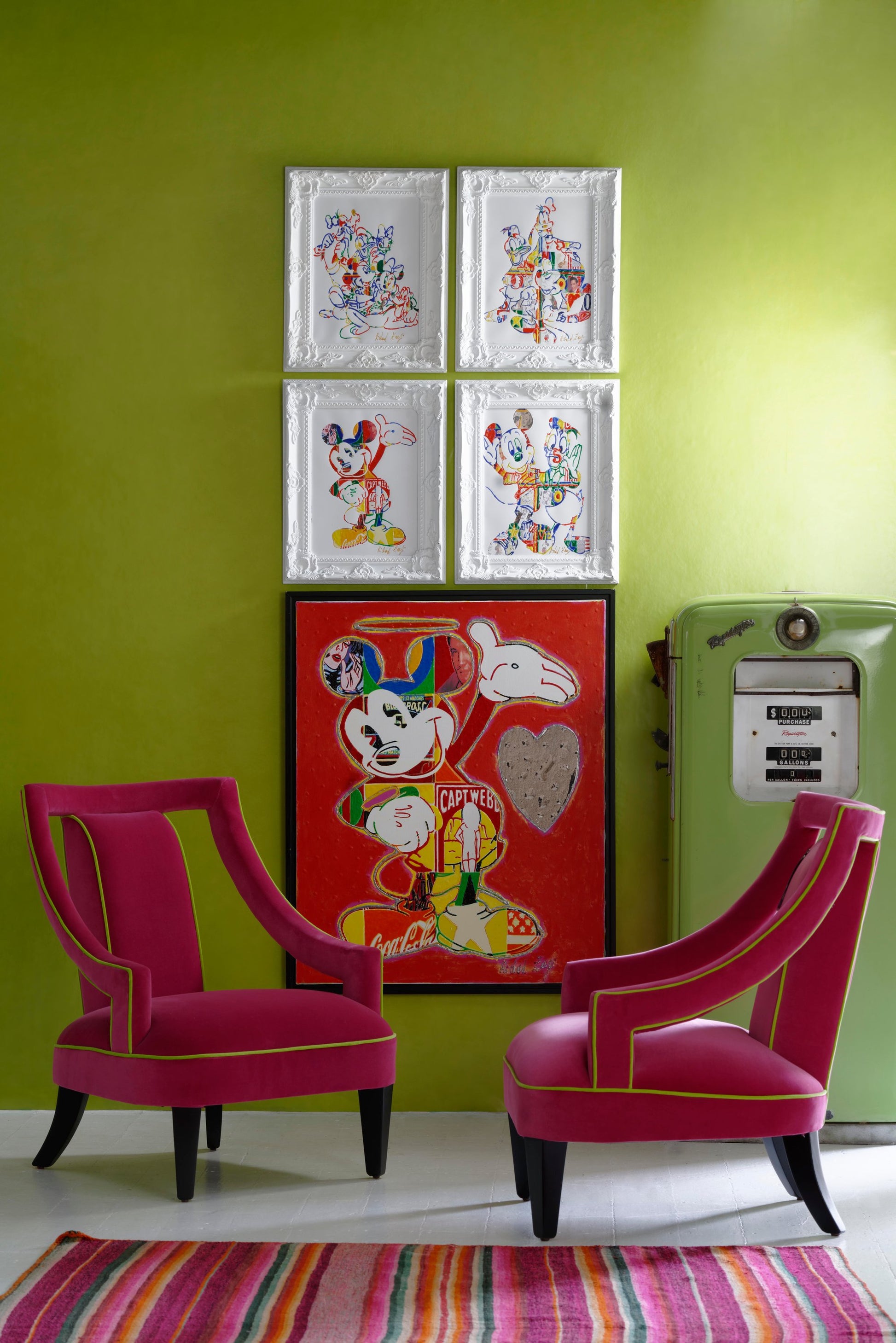 Andrew Martin Edmund Chairs in Pelham Raspberry lifestyle