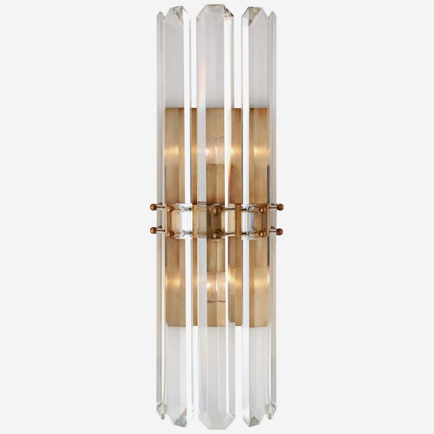 Andrew Martin | Bonnington Tall Wall Light, Hand-Rubbed Antique Brass