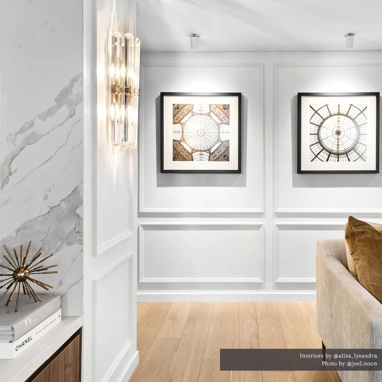 Andrew Martin | Bonnington Tall Wall Light, Hand-Rubbed Antique Brass