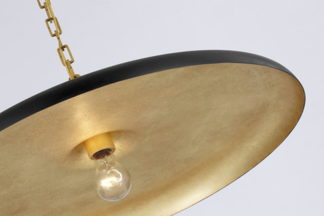 Andrew Martin | Piatto Pendant Light Brass