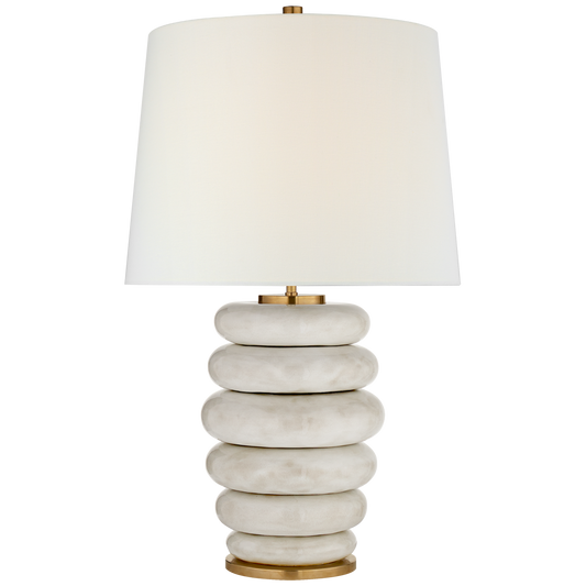 Andrew Martin Phoebe Table Lamp White