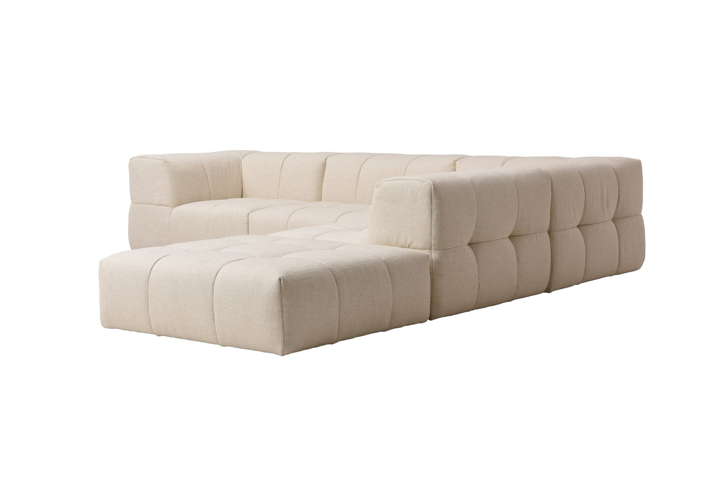 Andrew Martin Tolco Sectional Sofa Cream chaise layout