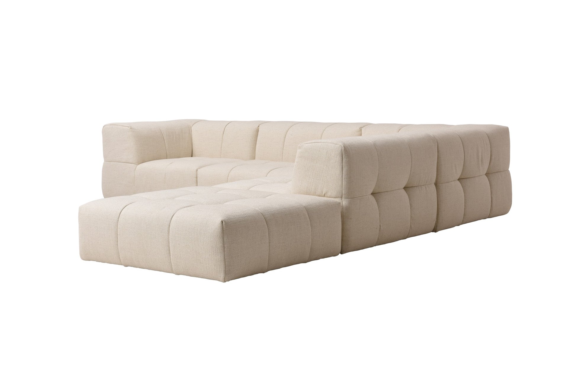 Andrew Martin Tolco Sectional Sofa Cream chaise layout