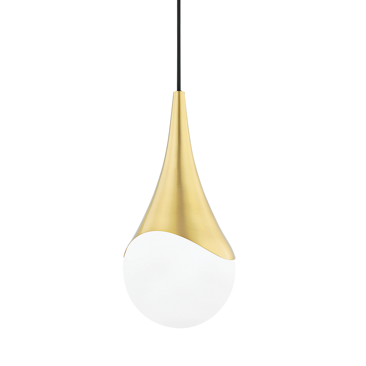 Andrew Martin Ariana Pendant Light Aged Brass