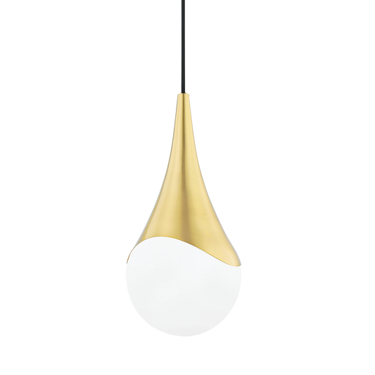 Andrew Martin Ariana Pendant Light Aged Brass