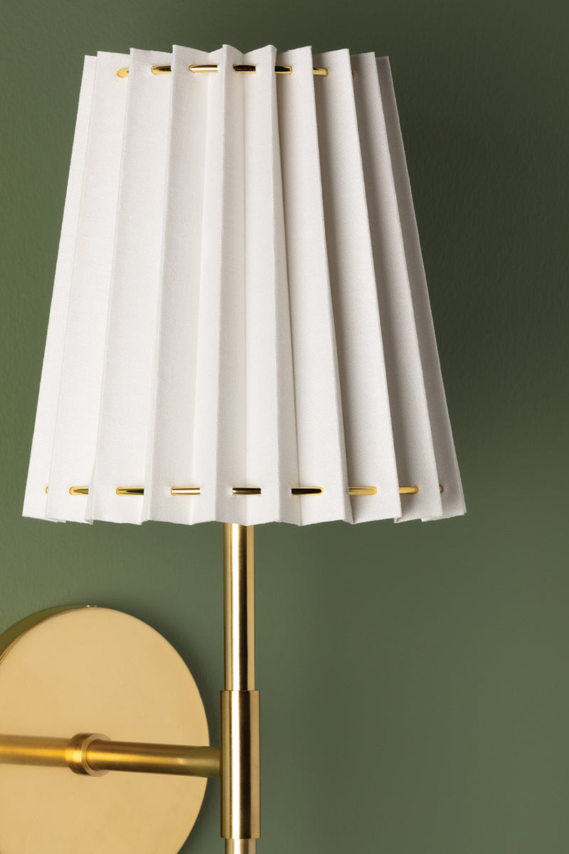 Andrew Martin | Demi Tall Wall Light Brass
