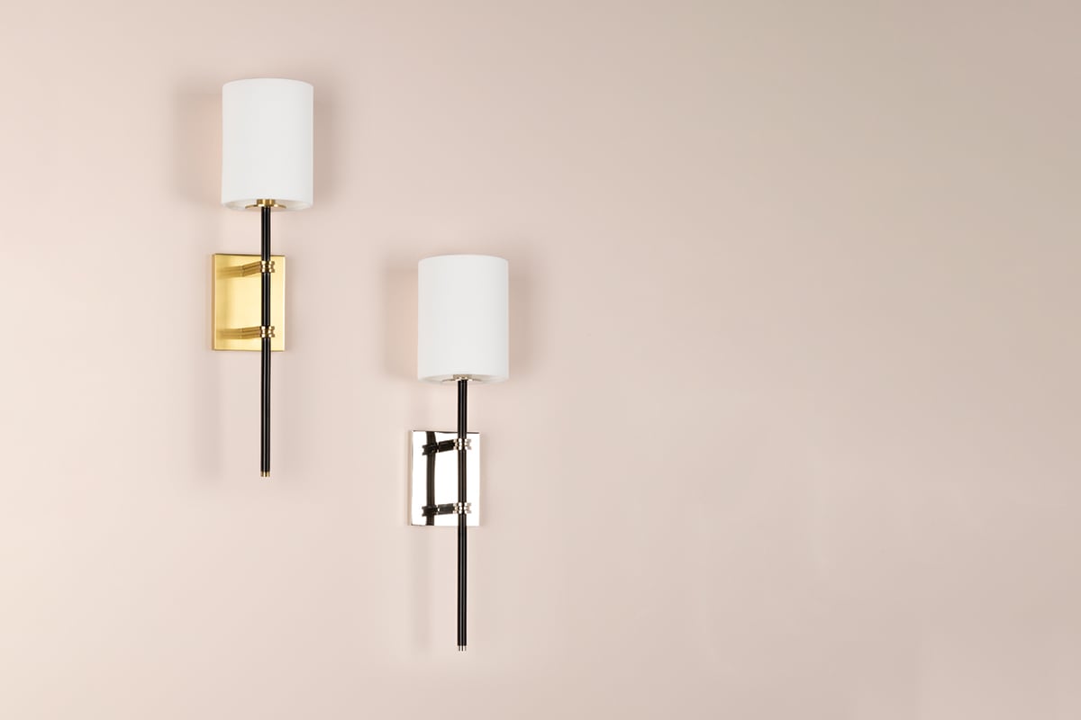 Andrew Martin Denise Wall Light finishes