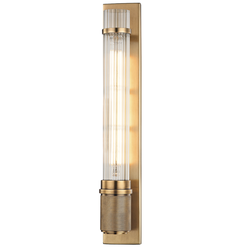 Shaw Wall Light Aged Brass