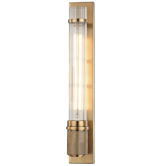 Shaw Wall Light Aged Brass