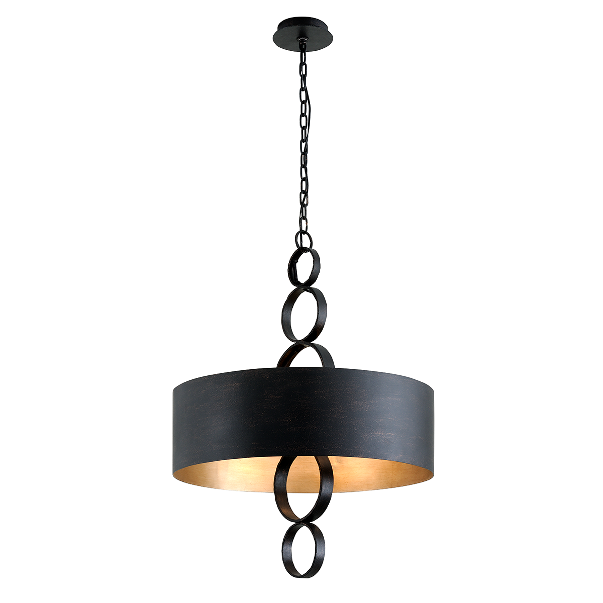 Rivington Pendant Light in Charred Copper