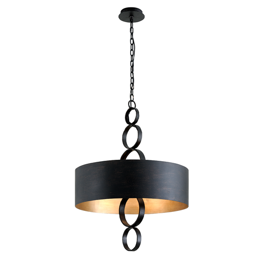 Rivington Pendant Light in Charred Copper