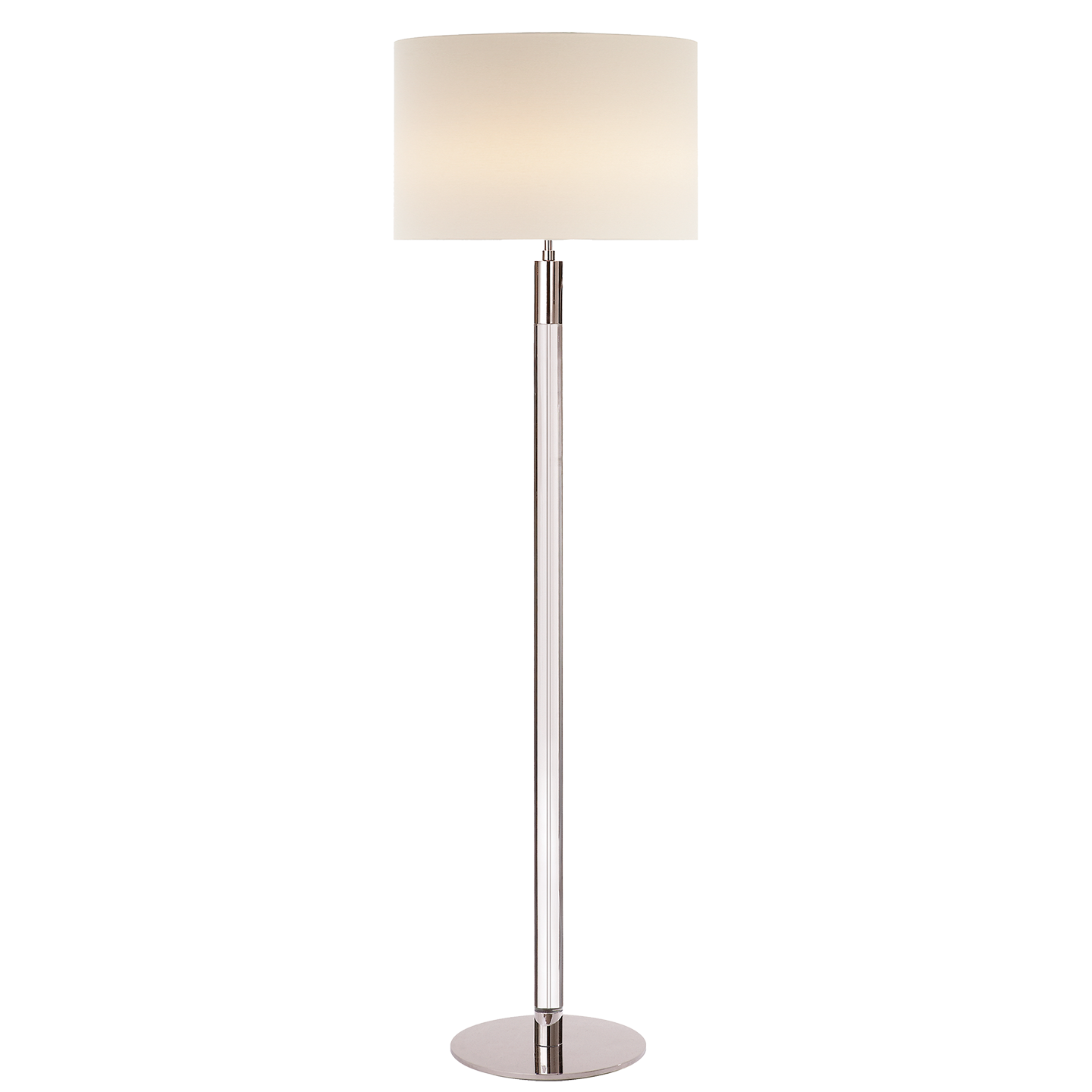 Andrew Martin Riga Floor Lamp Polished Nickel