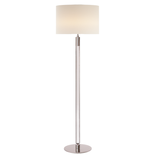 Andrew Martin Riga Floor Lamp Polished Nickel