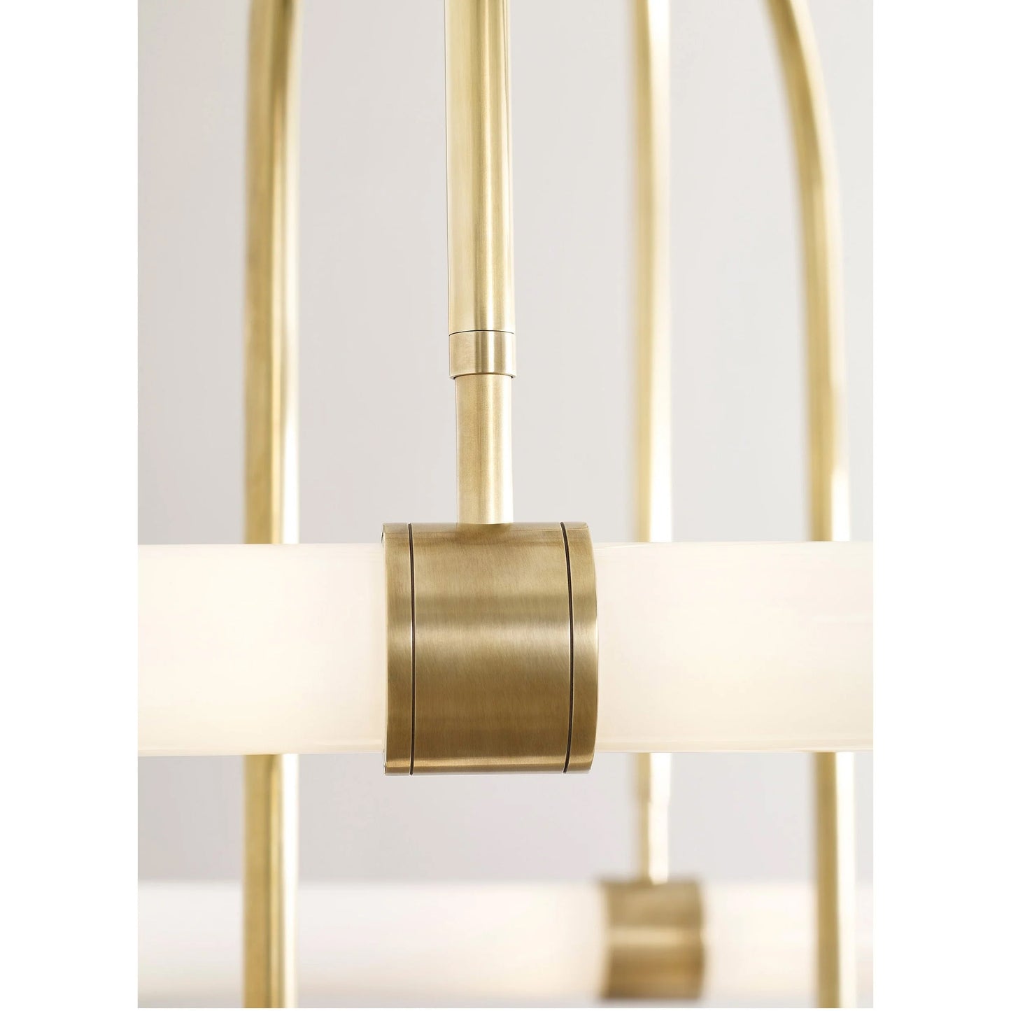 Andrew Martin | Calumn Chandelier, Natural Brass