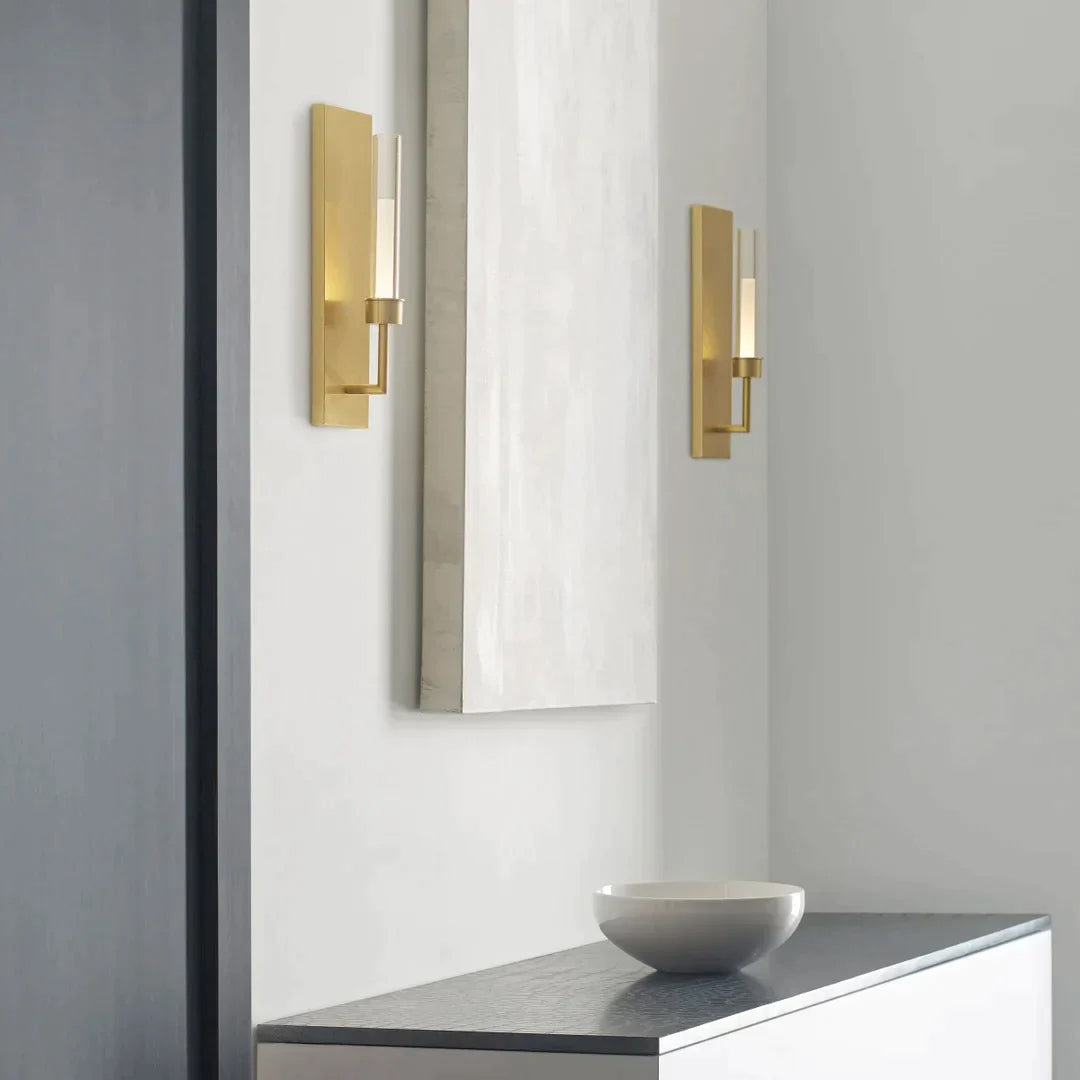 Andrew Martin | Linger Wall Light Brass