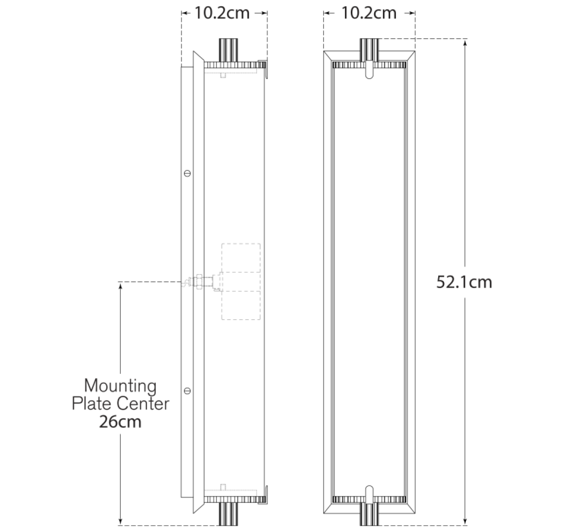 Andrew Martin | Calliope Tall Wall Light Bronze