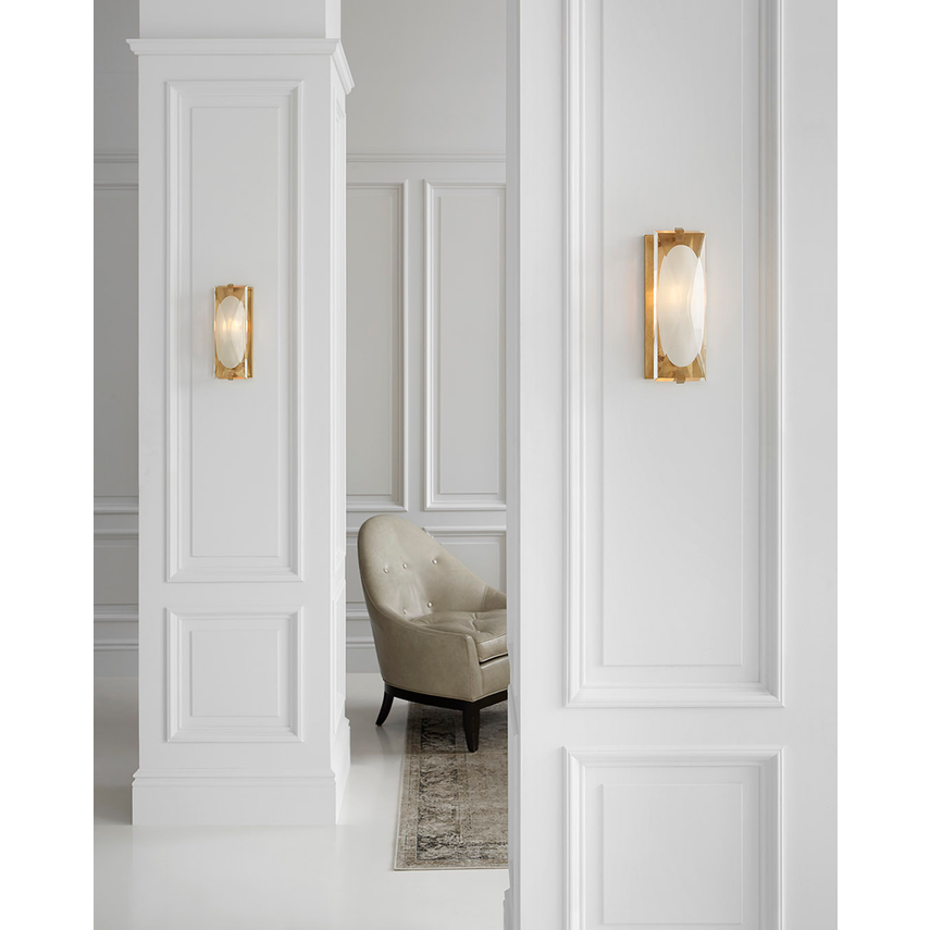 Andrew Martin | Castle Peak Wall Light Brass