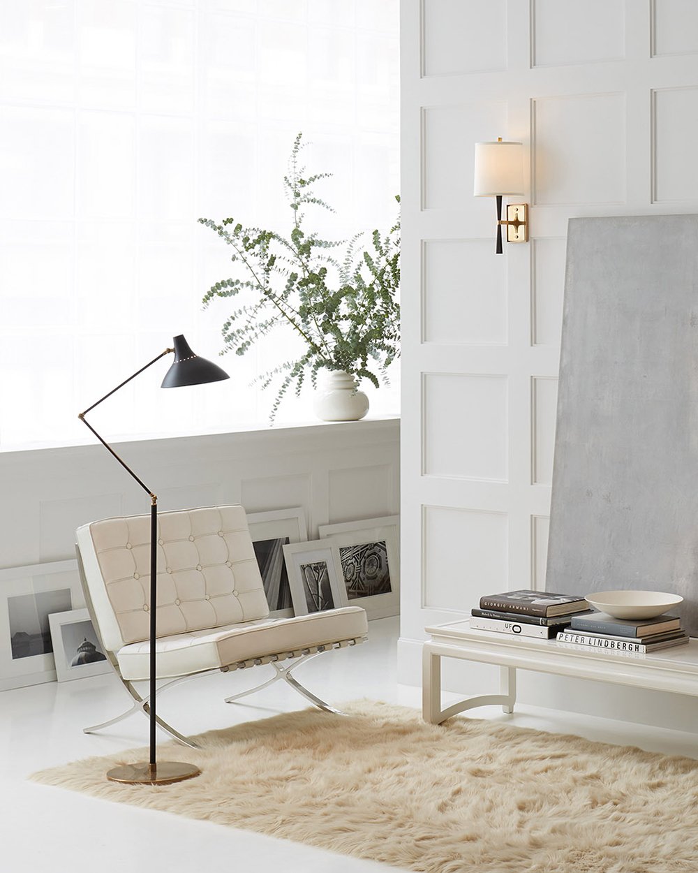 Andrew Martin Refined Rib Wall Light lifestyle