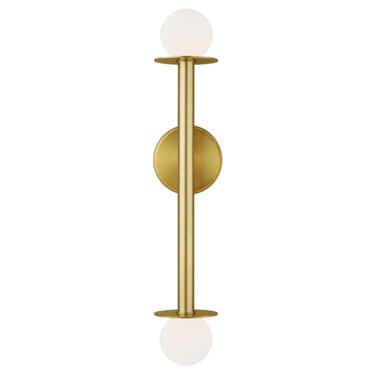 Andrew Martin | Nodes Double Wall Light Brass