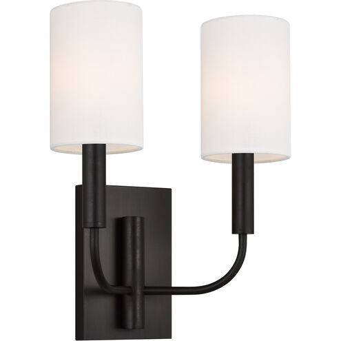Brianna Double Wall Light Aged Iron