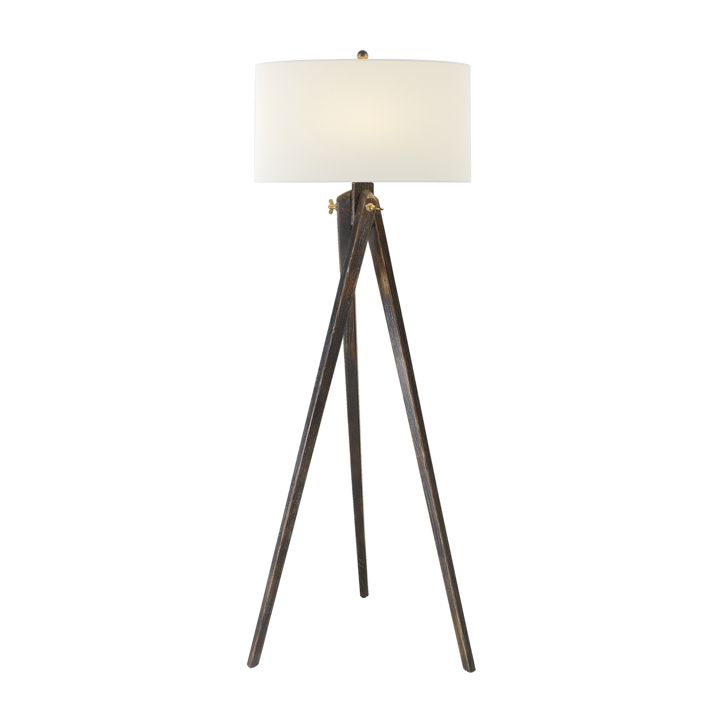 Andrew Martin Tripod Floor Lamp Tudor Brown