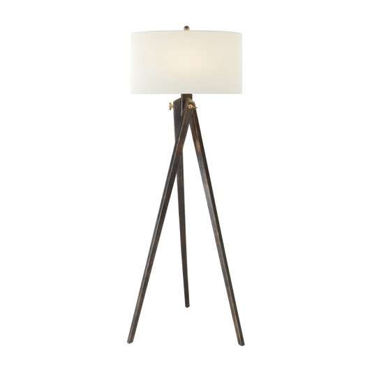 Andrew Martin Tripod Floor Lamp Tudor Brown