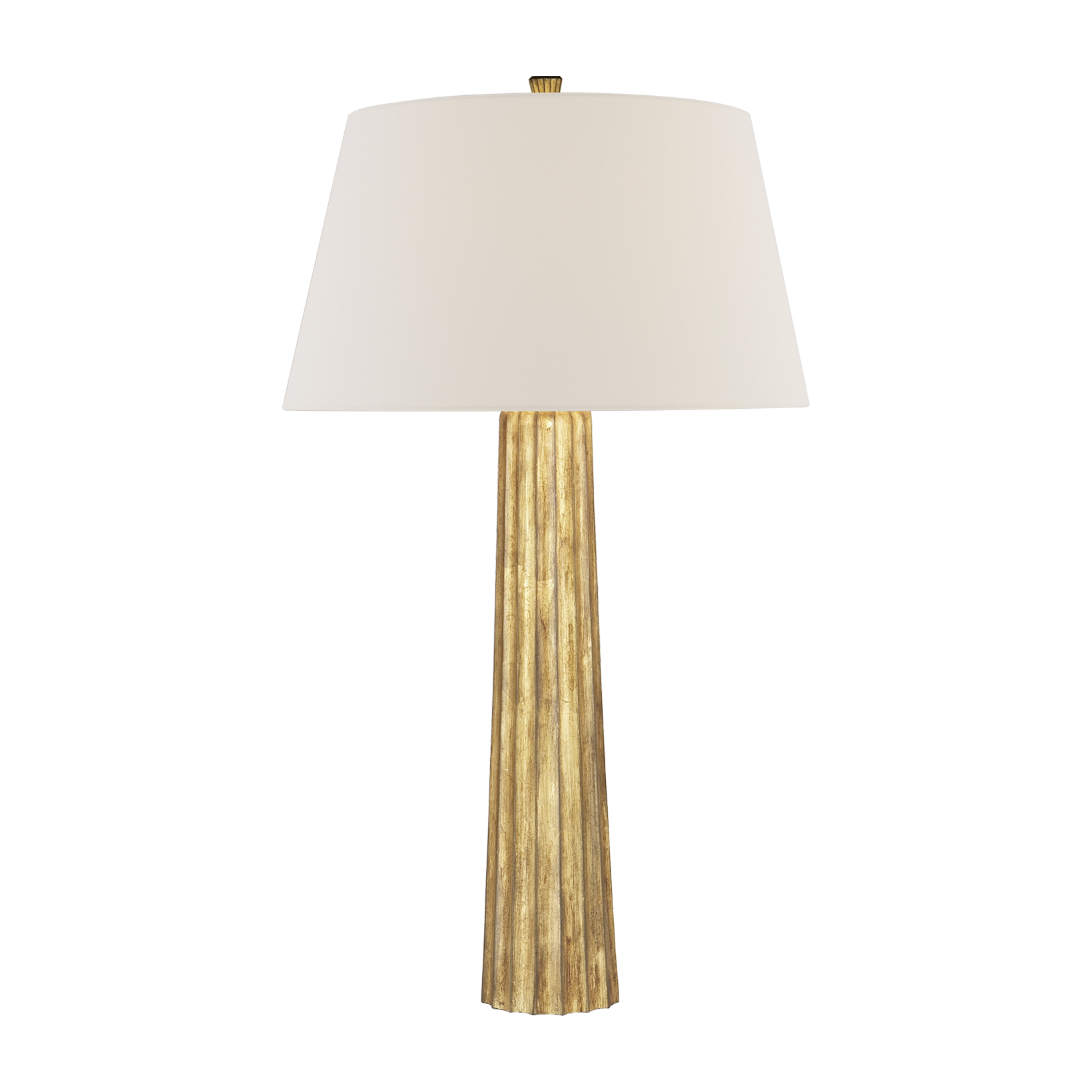 Andrew Martin Fluted Spire Table Lamp Iron