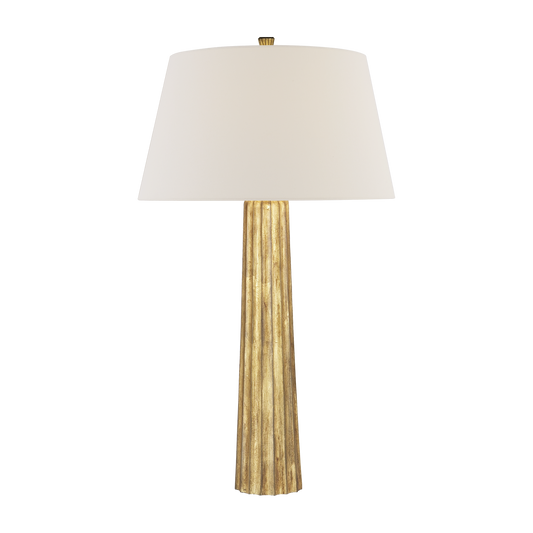 Andrew Martin Fluted Spire Table Lamp Iron