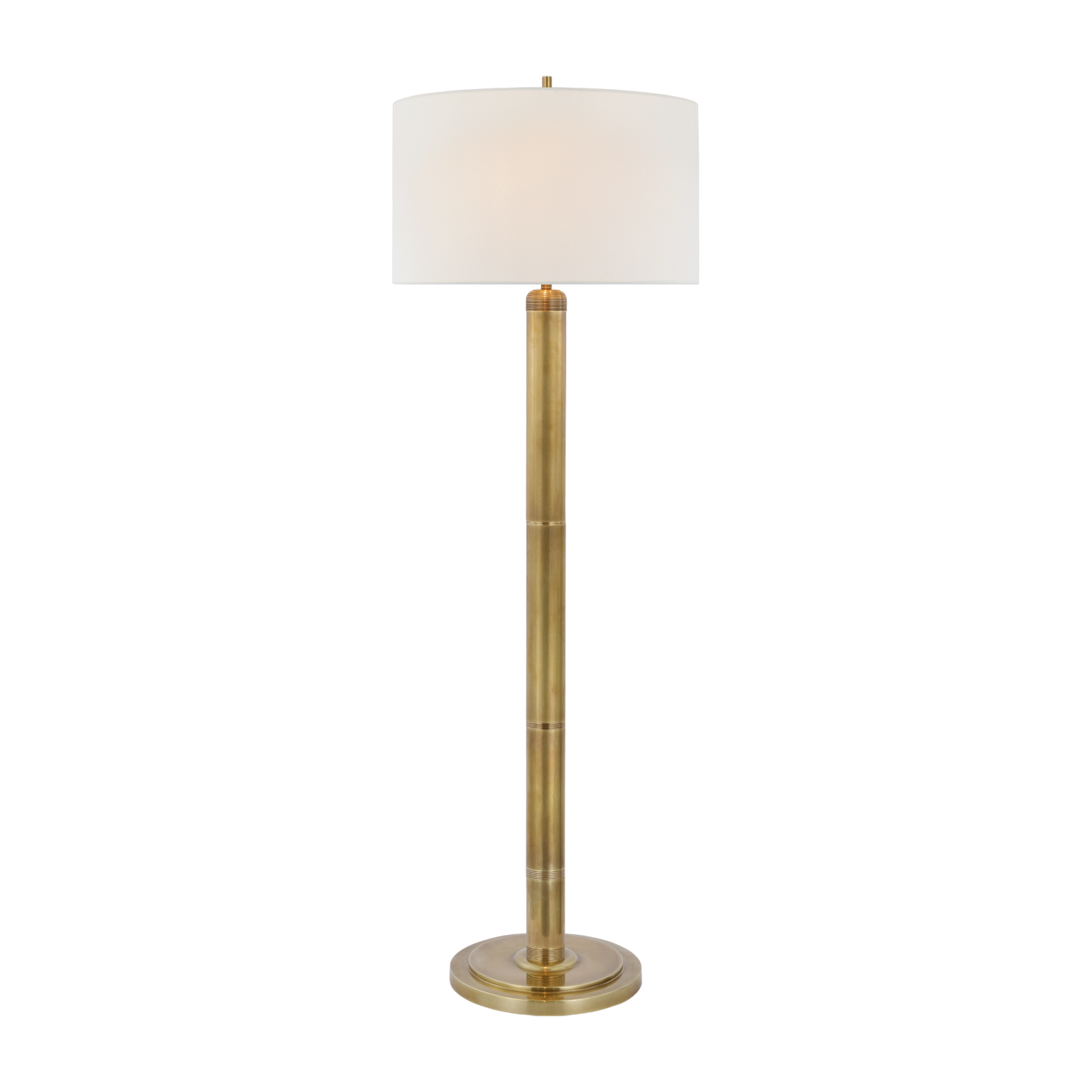 Andrew Martin Longacre Floor Lamp Brass