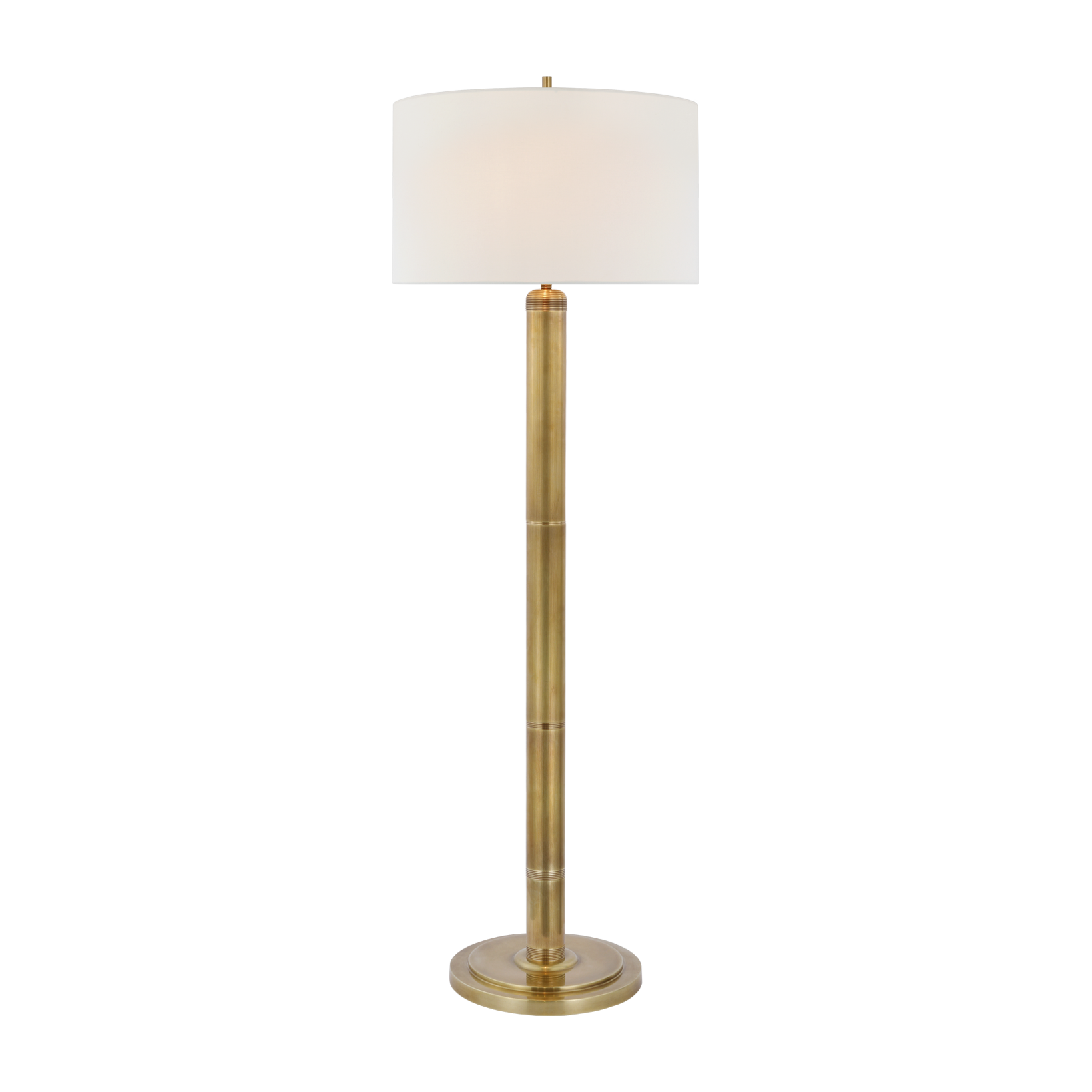 Andrew Martin Longacre Floor Lamp Brass