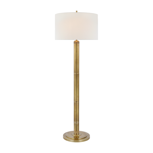 Andrew Martin Longacre Floor Lamp Brass