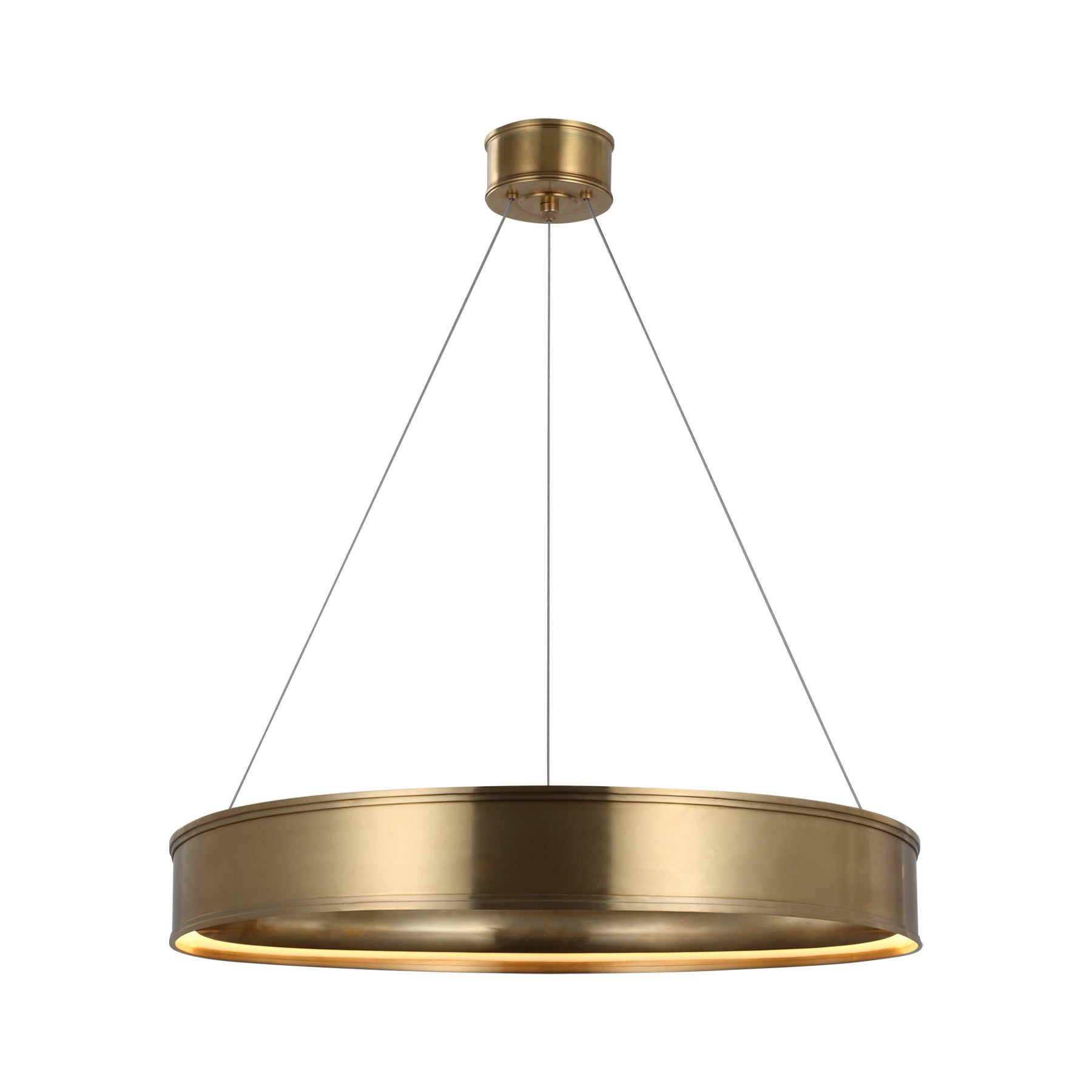 Andrew Martin Connery Chandelier Burnished Brass
