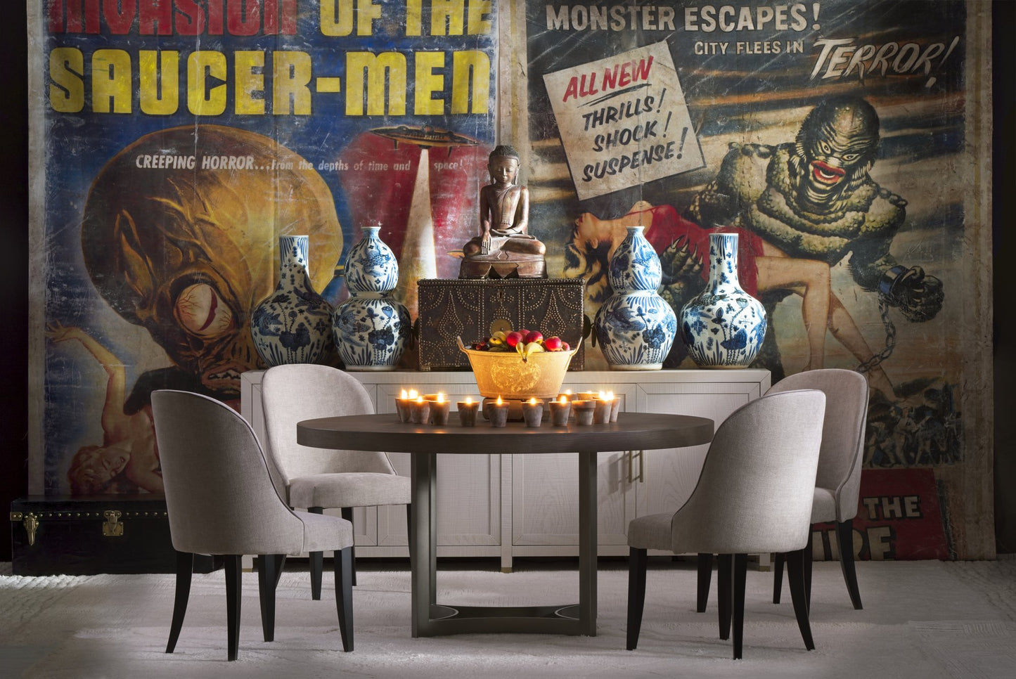 Andrew Martin Aldwick Dining Chair Bomore Stone